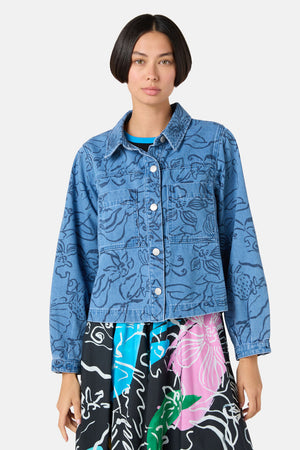 Gorman - Linework Denim Jacket - print