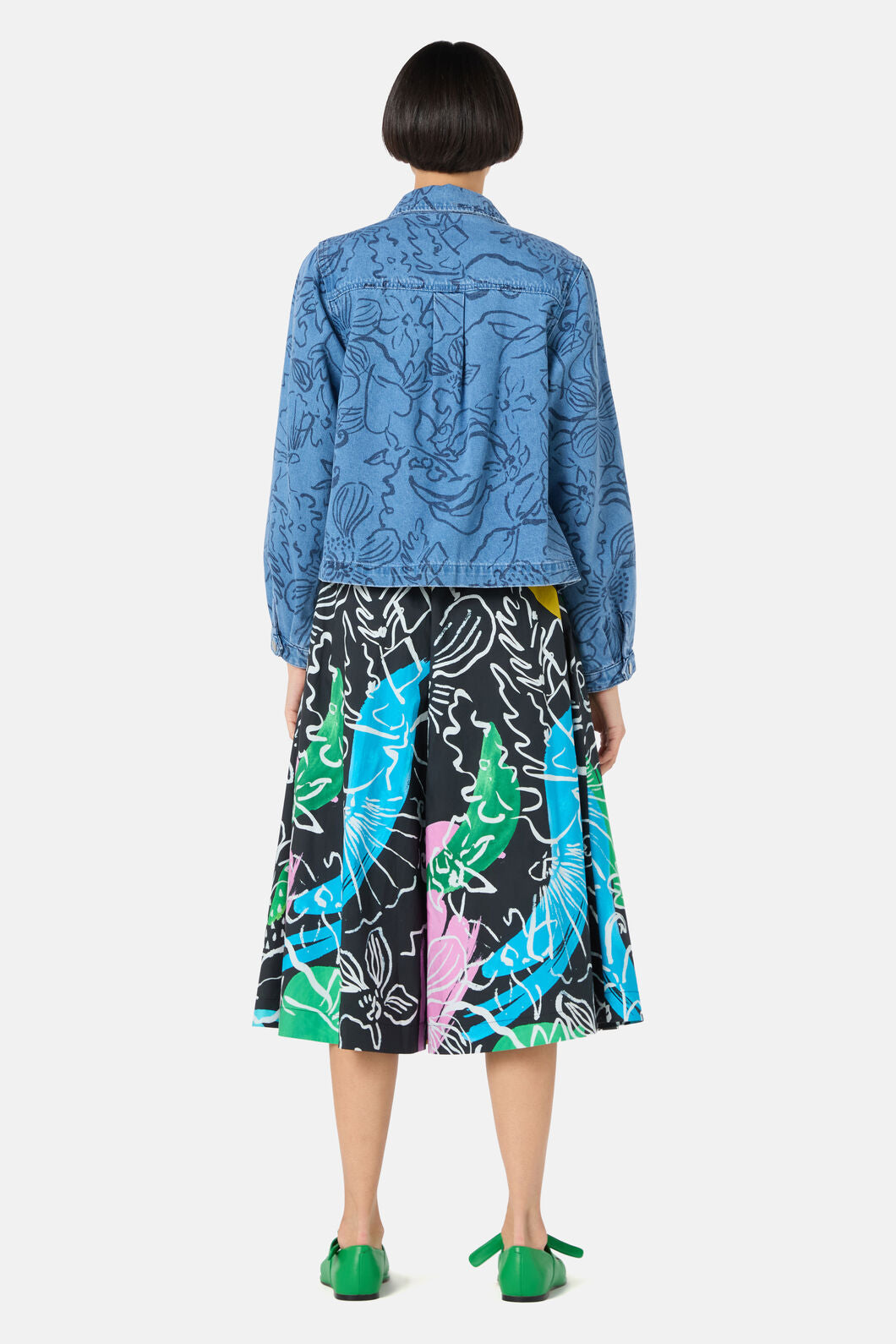 Gorman - Linework Denim Jacket - print