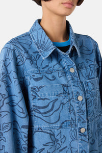 Gorman - Linework Denim Jacket - print