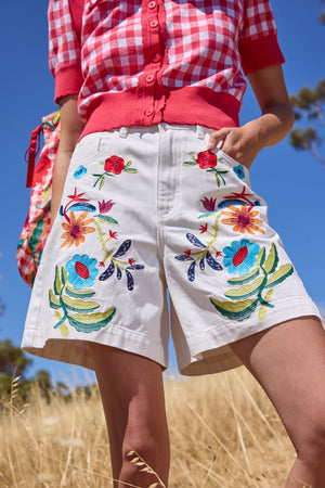 Gorman - Little Things Denim Short - cream