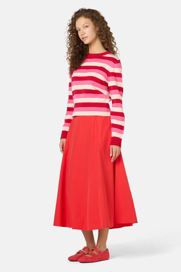 Gorman - Montage Stripe Cotton Jumper - stripe