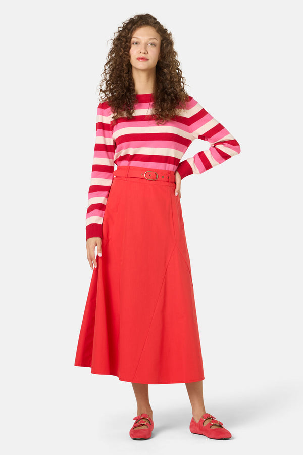 Gorman - Montage Stripe Cotton Jumper - stripe