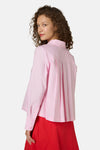 Gorman - Juno Pleated Cotton Shirt - pink