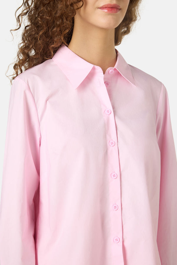 Gorman - Juno Pleated Cotton Shirt - pink