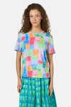 Gorman - Mountain Check Classic Tee - print
