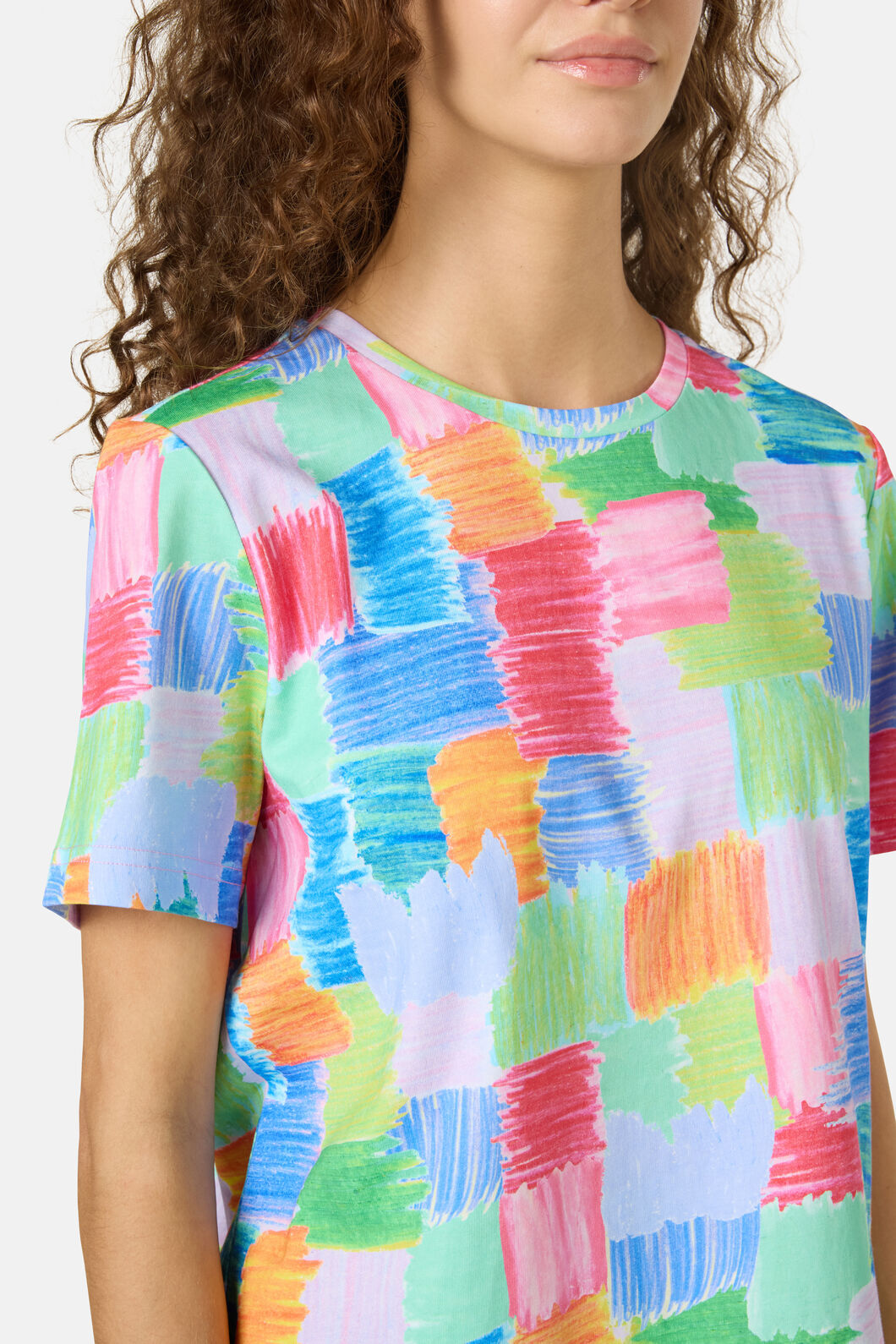 Gorman - Mountain Check Classic Tee - print