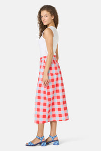 Gorman - Gimme Gingham Denim Skirt - check