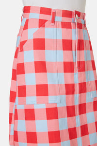 Gorman - Gimme Gingham Denim Skirt - check