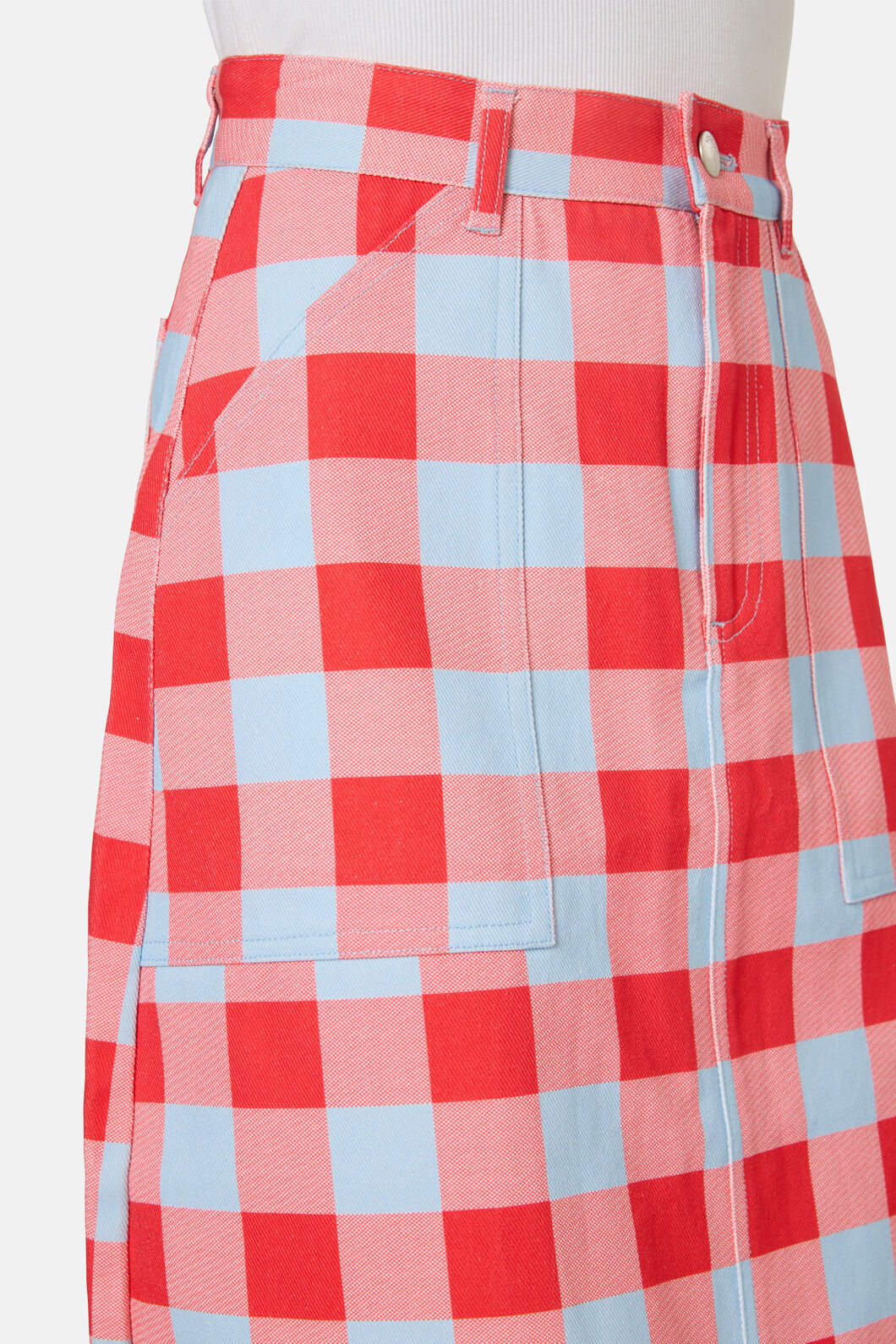 Gorman - Gimme Gingham Denim Skirt - check