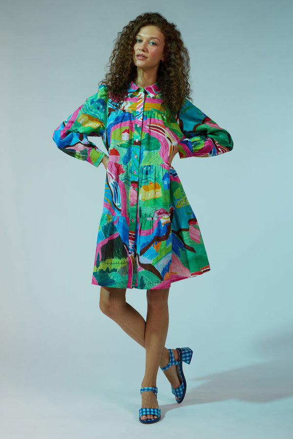 Gorman - Mountain Magic Shirt Dress - print