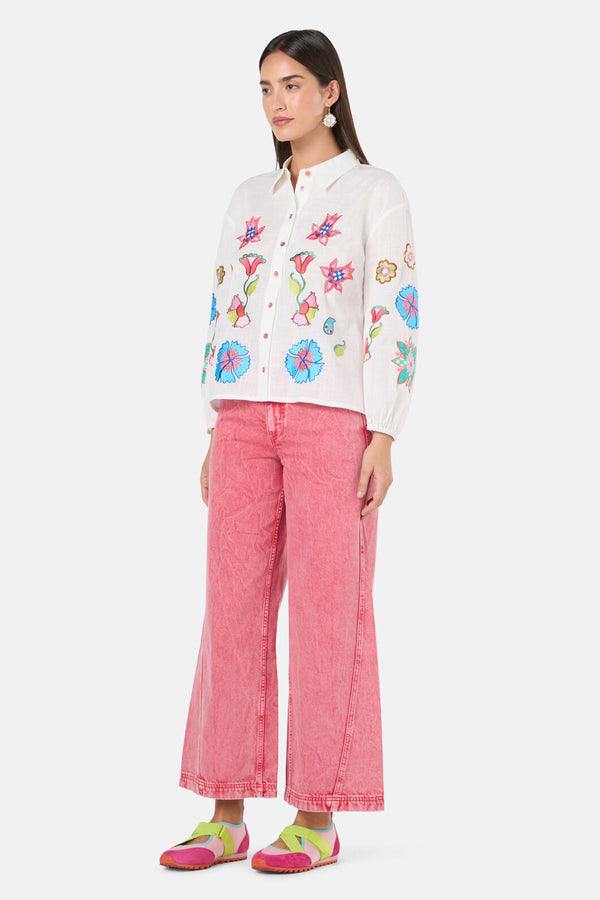 Gorman - Paisley Parade Blouse - white