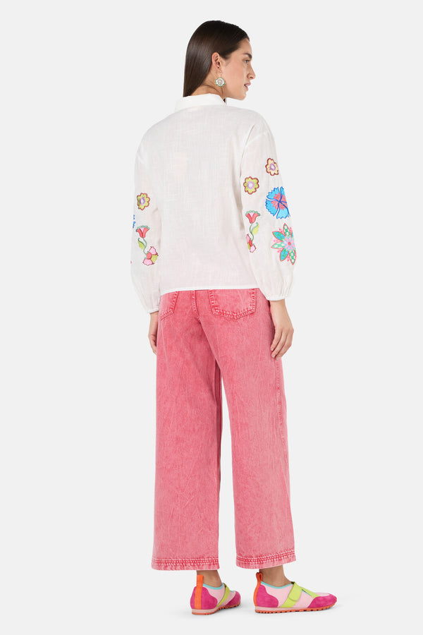 Gorman - Paisley Parade Blouse - white