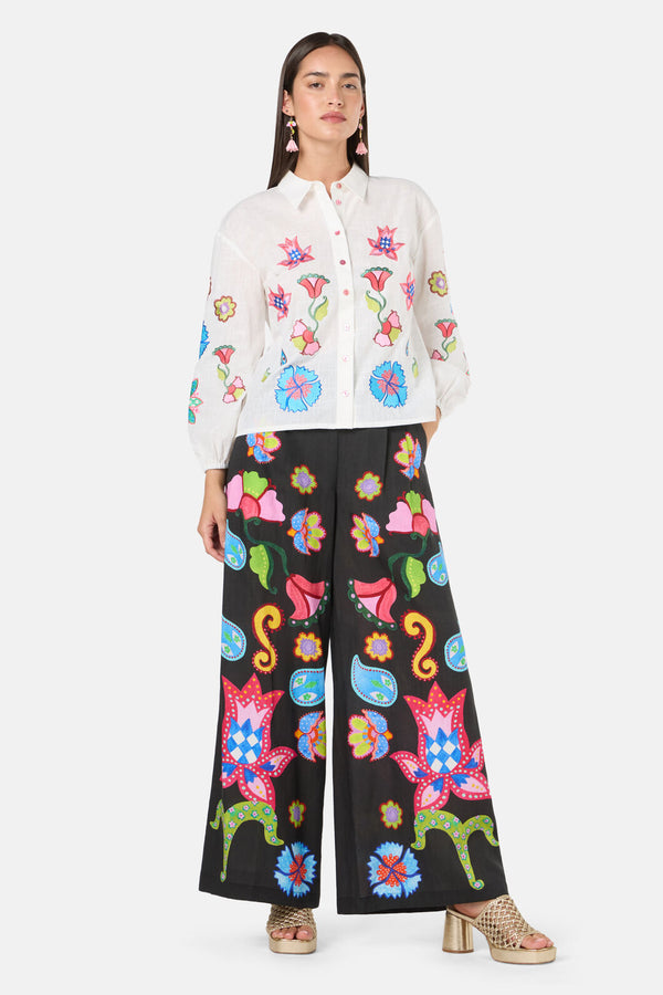 Gorman - Paisley Parade Blouse - white