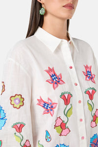 Gorman - Paisley Parade Blouse - white