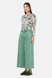 Gorman - Paisley Parade Long Sleeve Top - pink