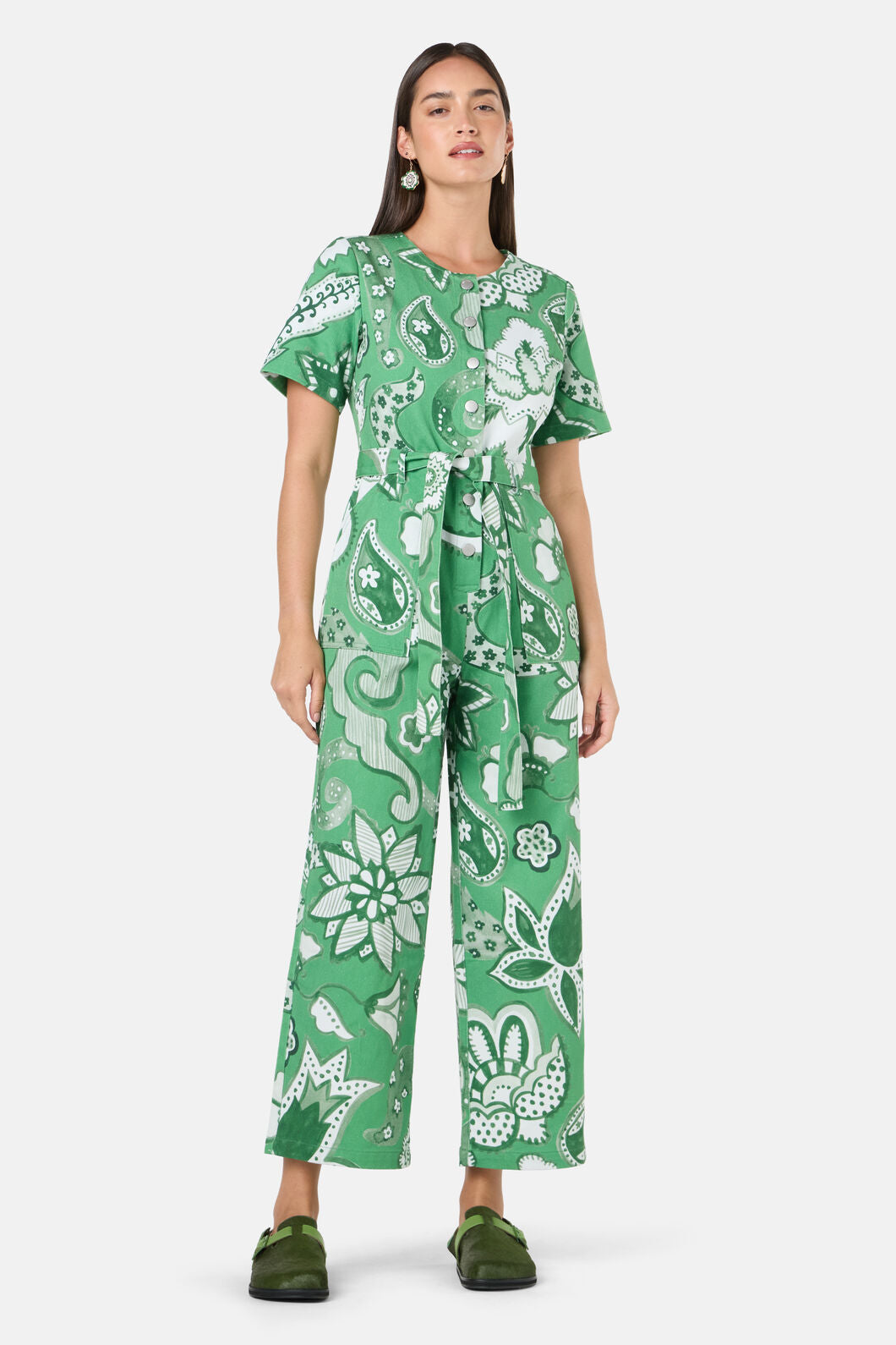 Gorman - Paisley Parade Boiler Suit - green