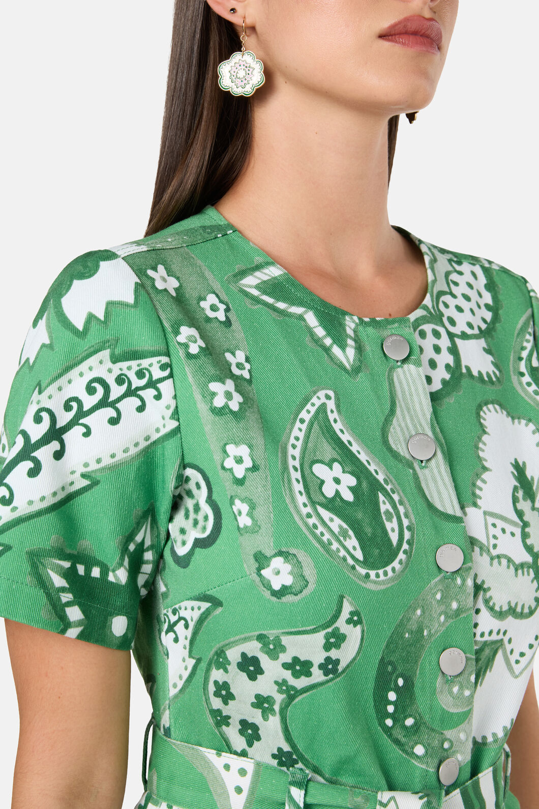 Gorman - Paisley Parade Boiler Suit - green