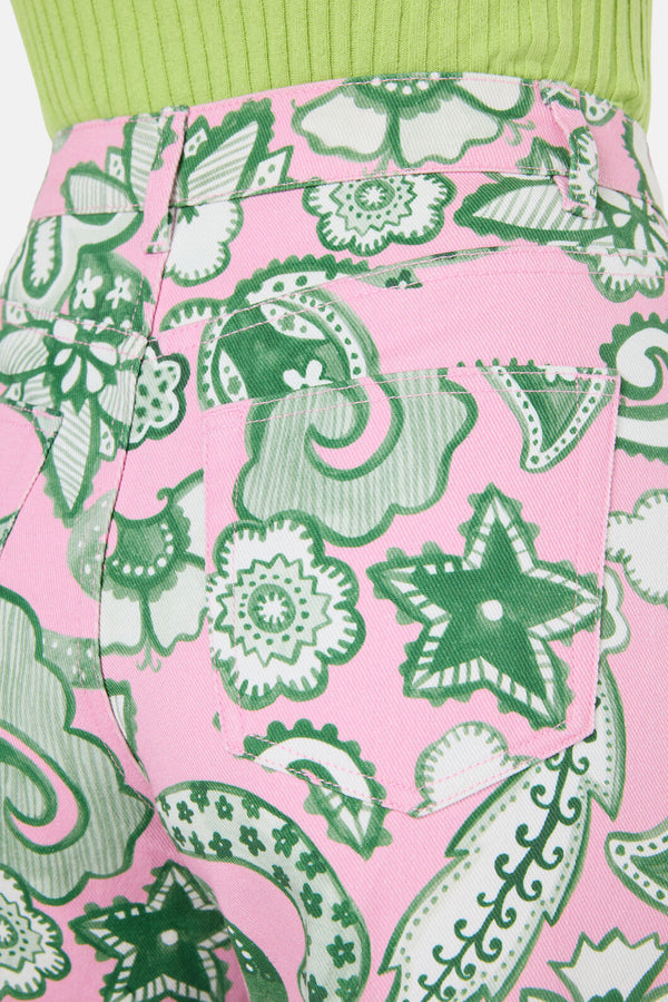 Gorman - Paisley Parade Jean - pink