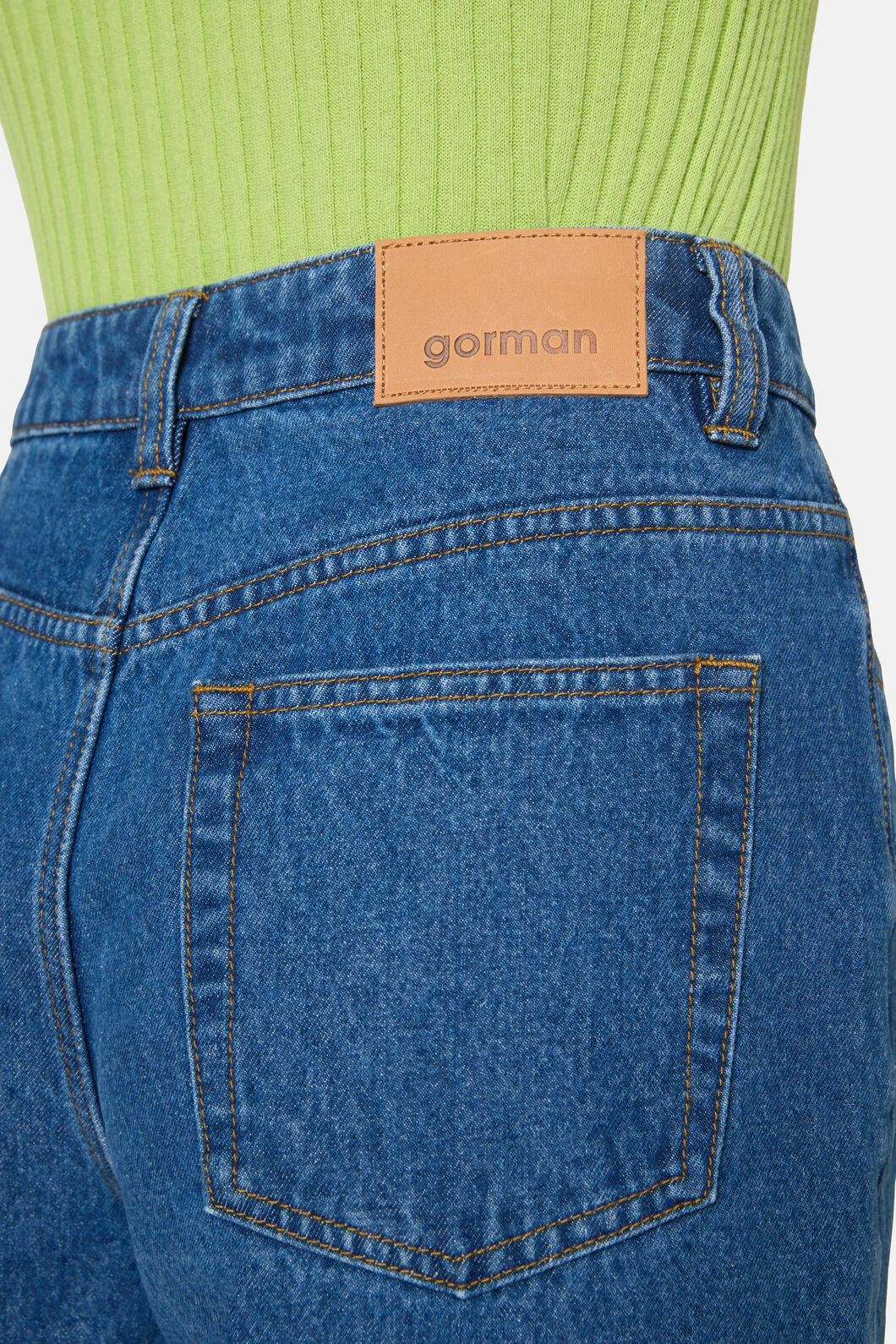 Gorman - Ava Organic Cotton Jean - mid-blue