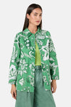 Gorman - Paisley Parade Denim Shacket - green