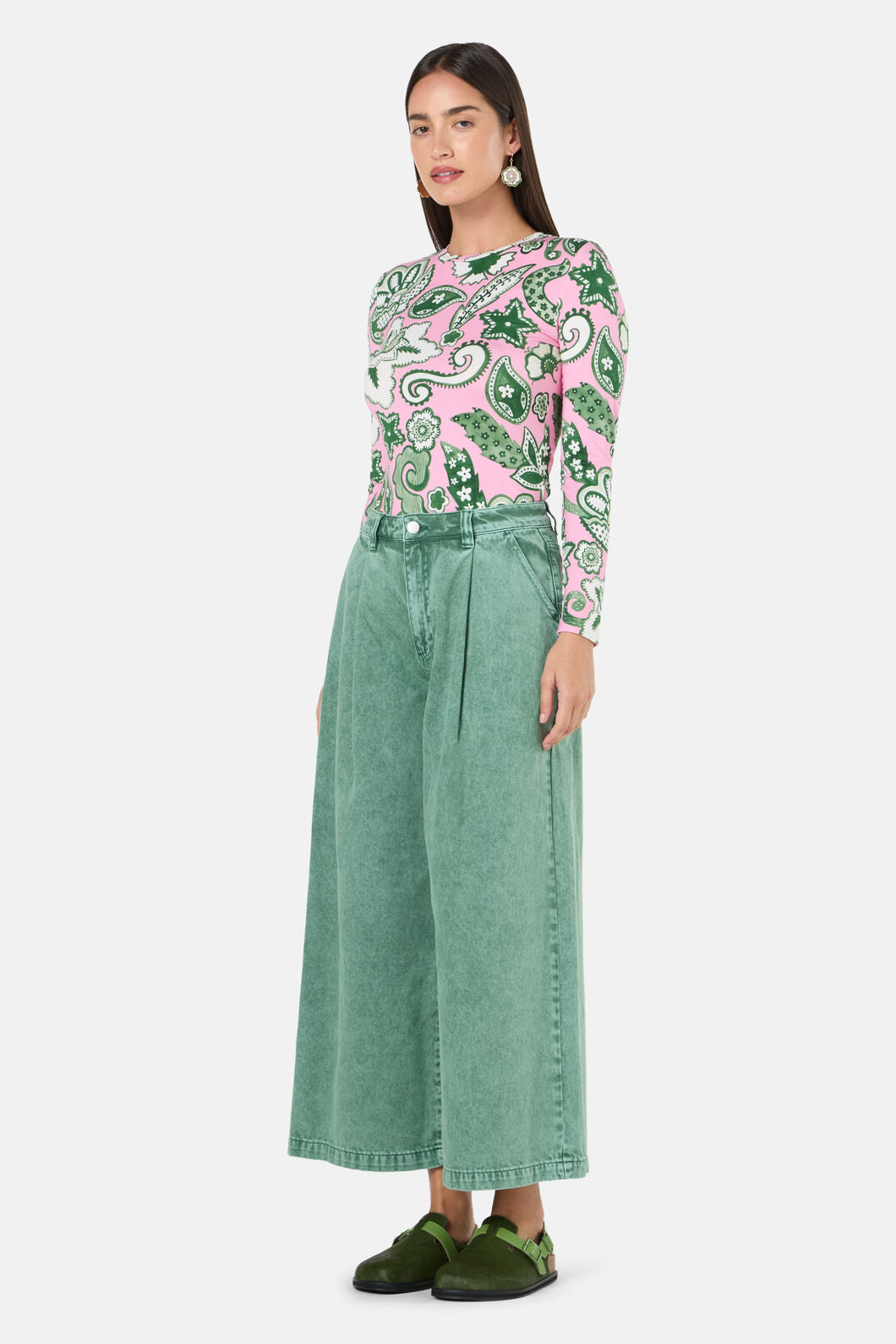 Gorman - Kara Denim Skort - green