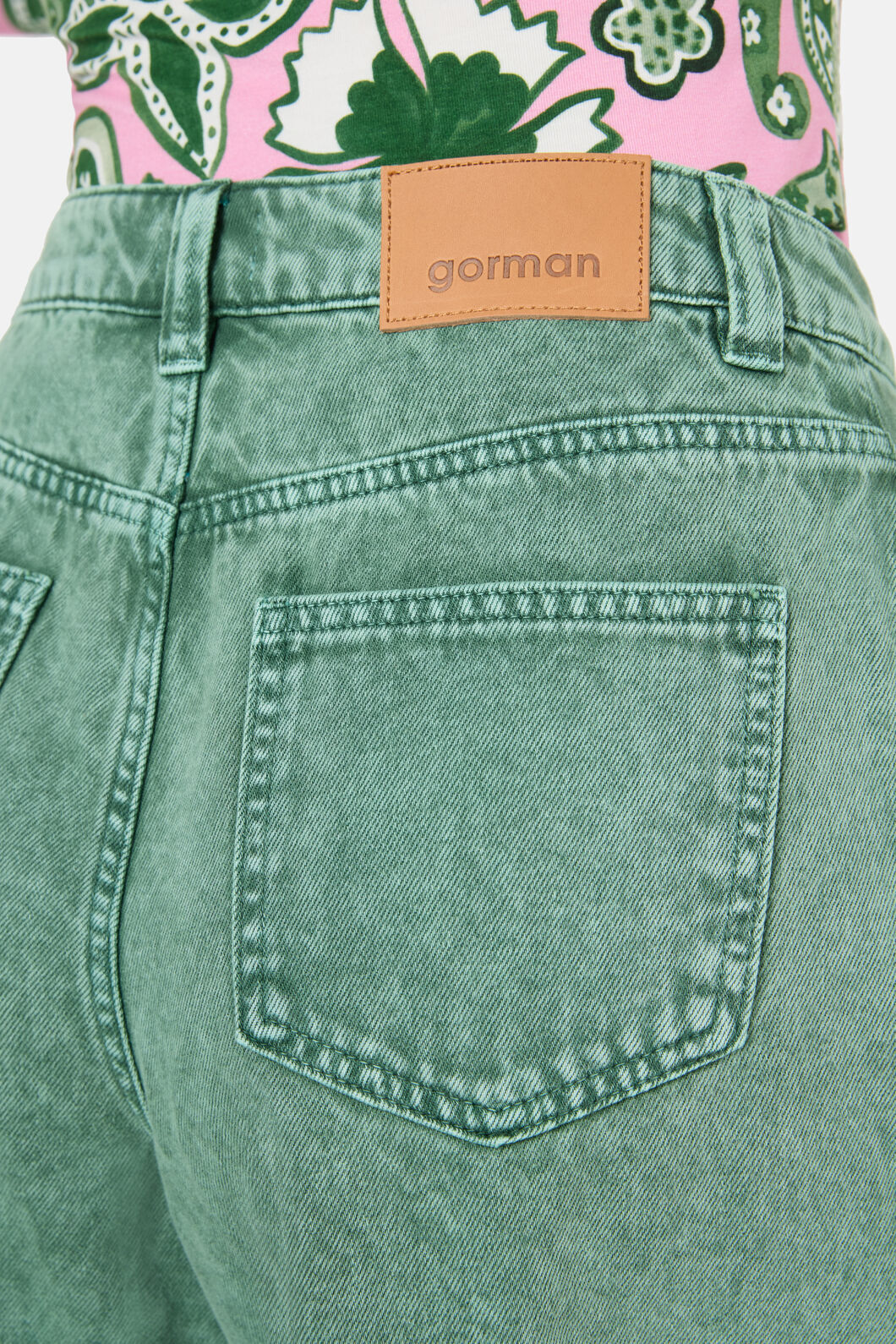 Gorman - Kara Denim Skort - green