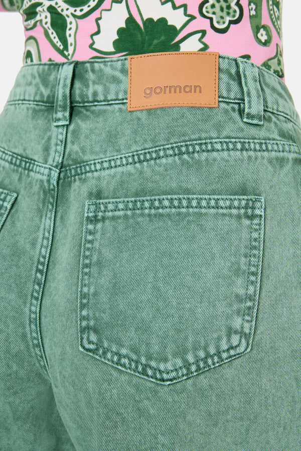 Gorman - Kara Denim Skort - green