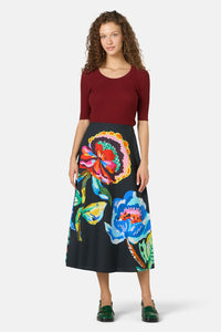 Gorman - Allegra Scooped Neck Knit Top - plum