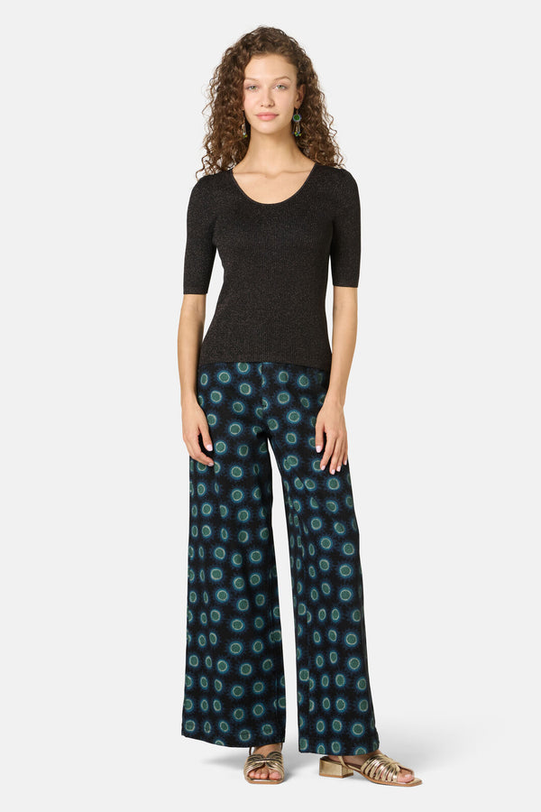 Gorman - Ballet Rib Knit Top - black