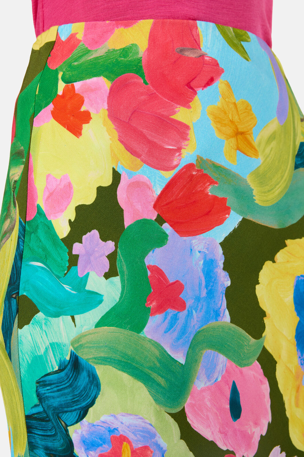 Gorman - Expressionist Slip Skirt - print