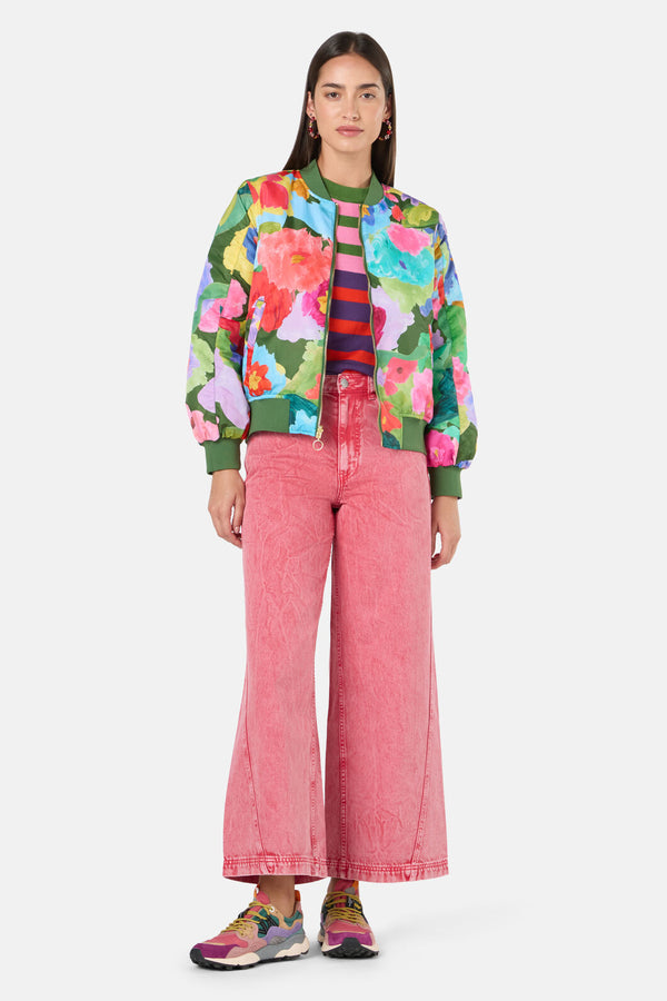 Gorman - Expressionist Reversible Bomber - olive