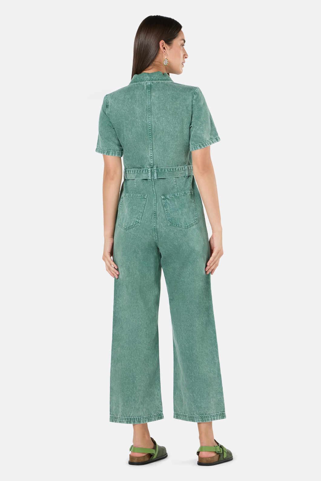 Gorman - Marylou Denim Pantsuit - green