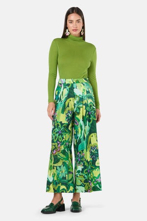 Gorman - Abstract Flower Linen Pant - print