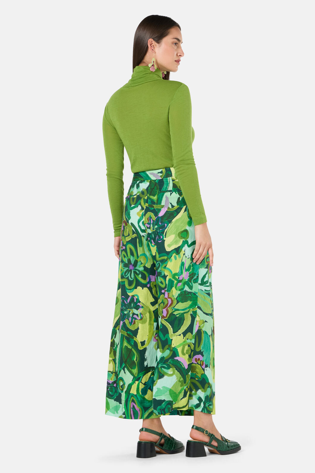 Gorman - Abstract Flower Linen Pant - print