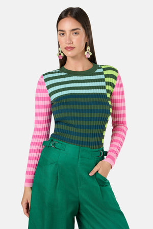 Gorman - Linea Stripe Knit Top - stripe