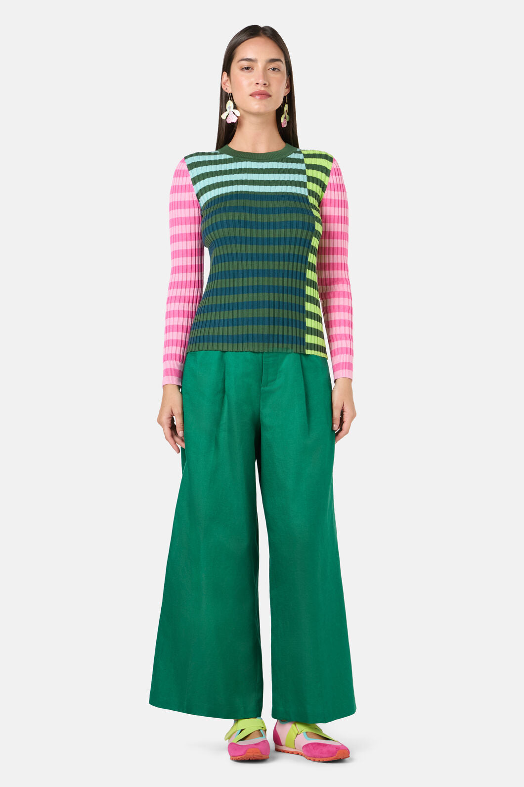 Gorman - Linea Stripe Knit Top - stripe