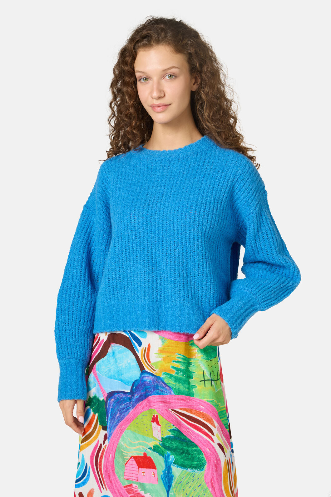 Gorman - Lucia Merino Jumper - blue