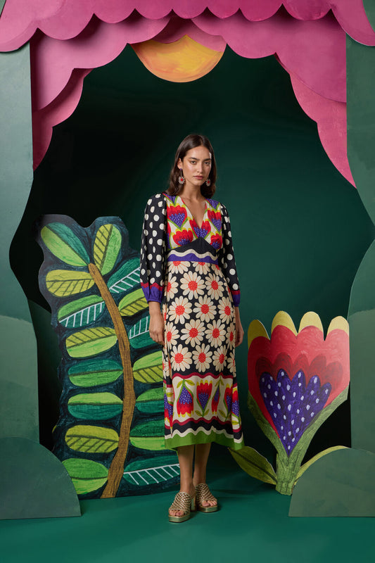 Gorman - Blooming Daisy Print LongDress - print