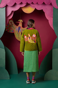 Gorman - Blooming Bird Print Jacket - green