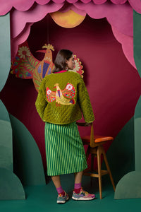 Gorman - Blooming Bird Print Jacket - green