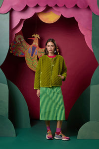 Gorman - Blooming Bird Print Jacket - green