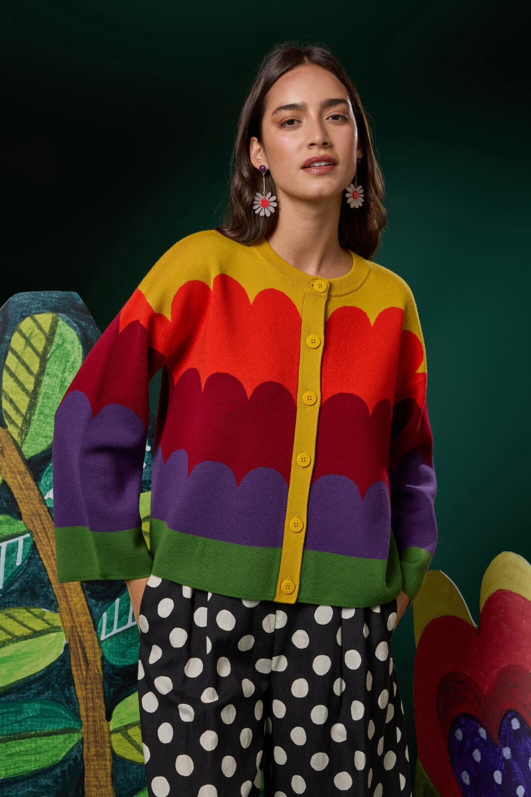 Gorman - Blooming Bird Cardigan - multi