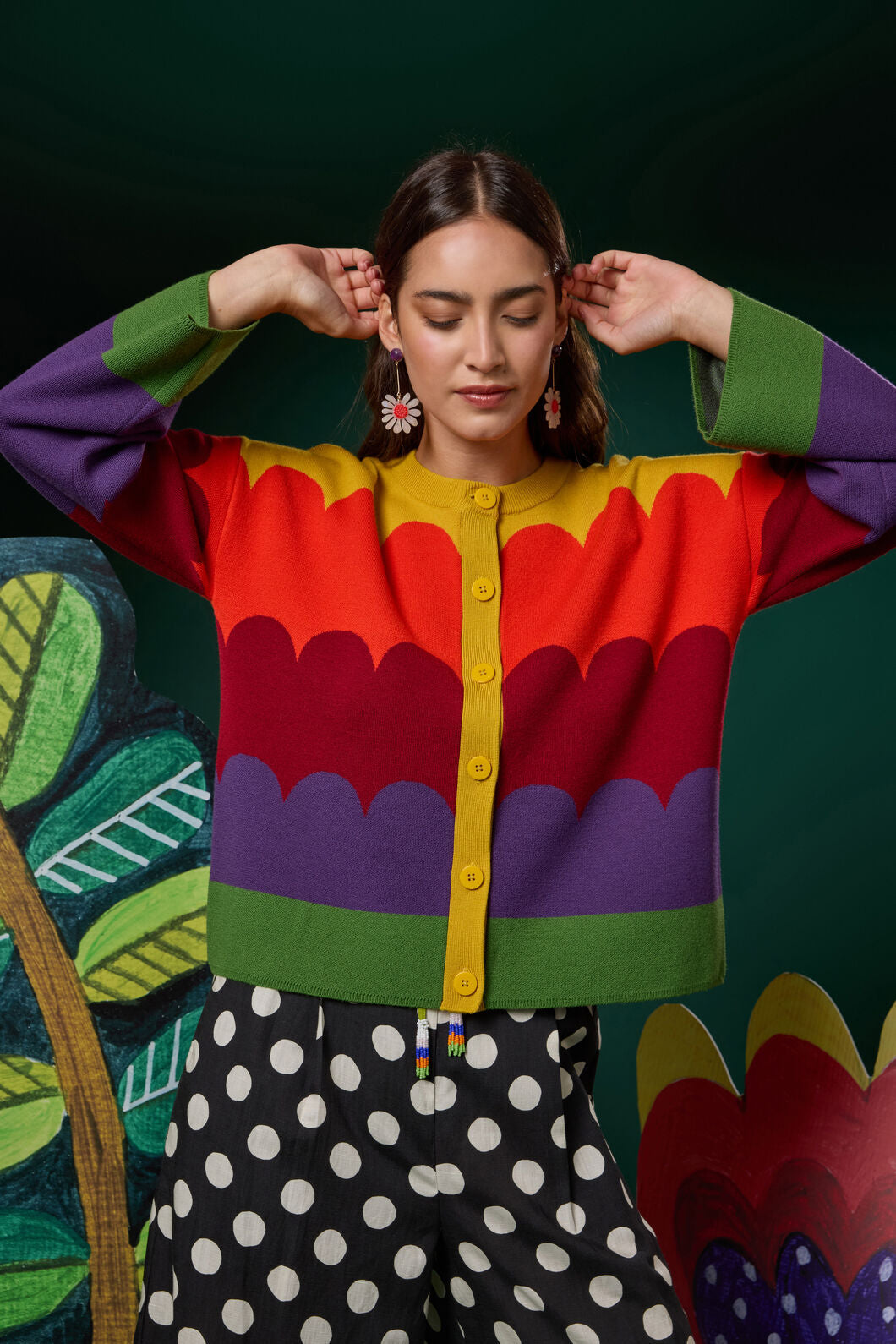 Gorman - Blooming Bird Cardigan - multi