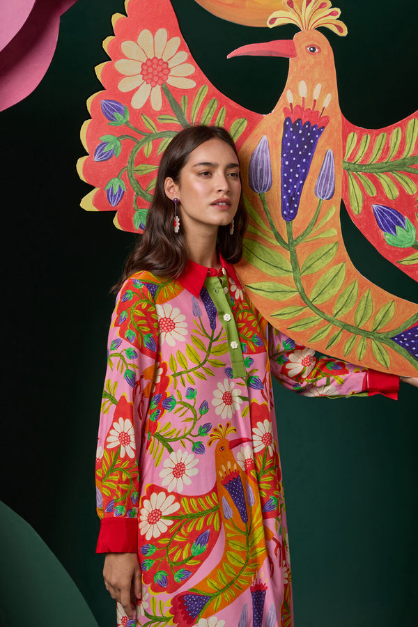 Gorman - Blooming Bird Print Dress - print