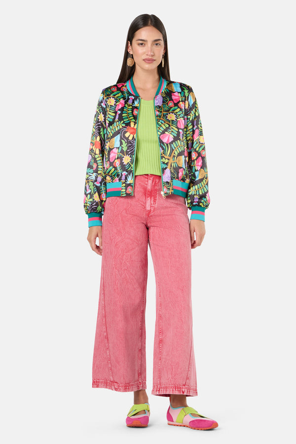 Gorman - Whimsical Embroidered Bomber - multi