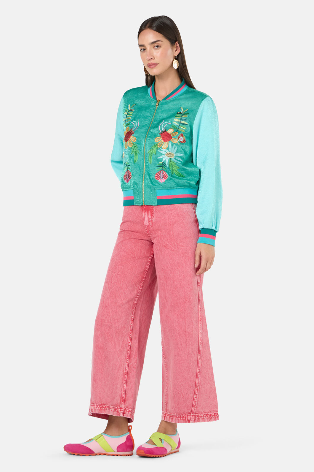 Gorman - Whimsical Embroidered Bomber - multi