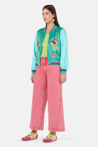 Gorman - Whimsical Embroidered Bomber - multi