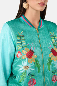 Gorman - Whimsical Embroidered Bomber - multi