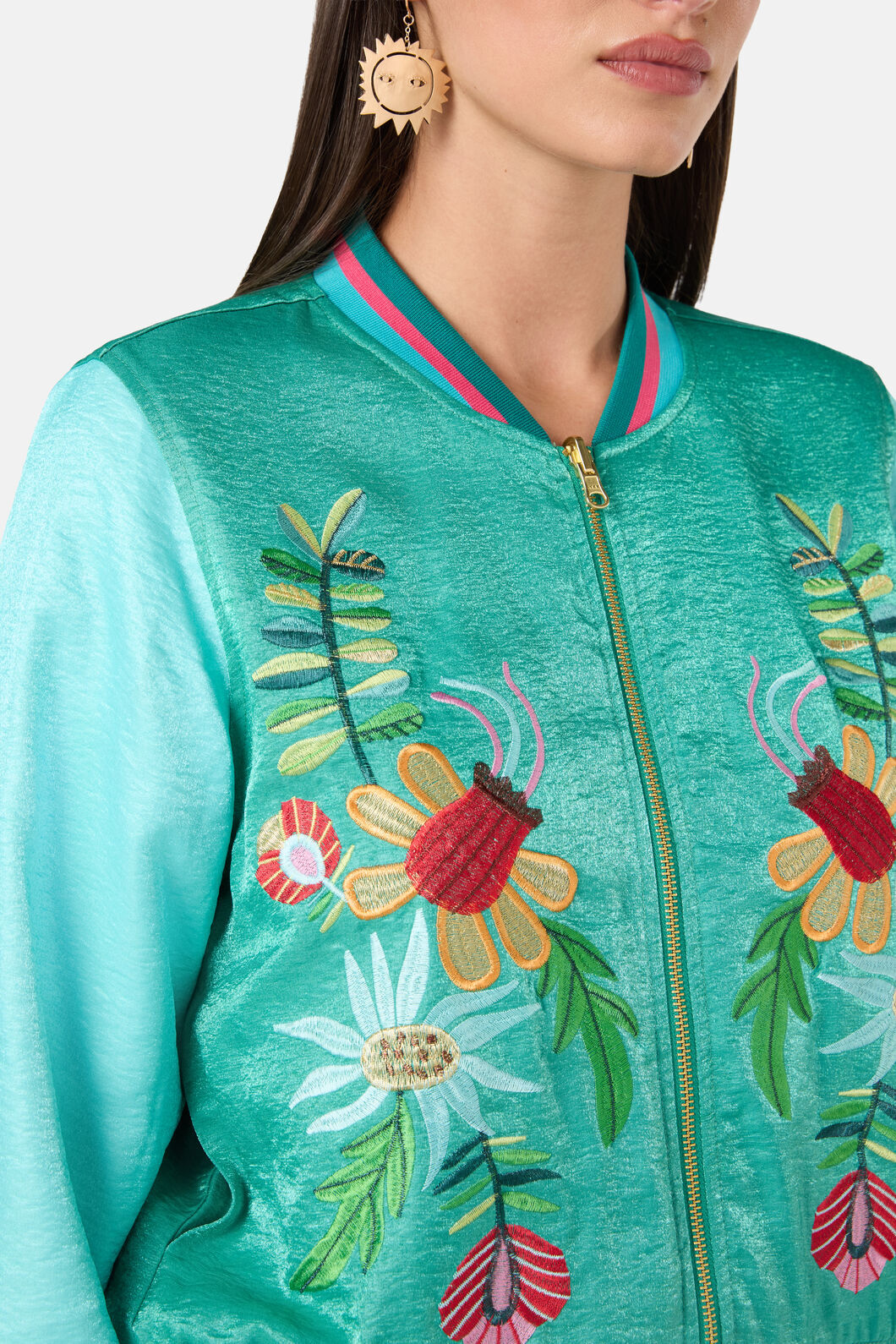 Gorman - Whimsical Embroidered Bomber - multi