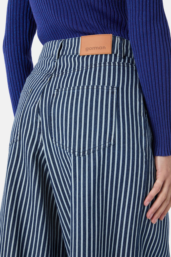 Gorman - Stripe Life Denim Skort - stripe